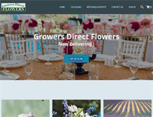 Tablet Screenshot of gdflowers.com